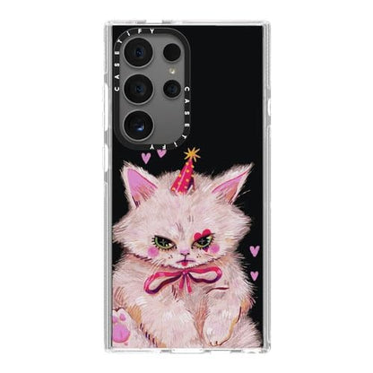 CASETiFY for Galaxy S24 Ultra Case - Impact Clear | Not Yellowing | 6.6 ft. Drop Protection | CLOWN KITTY | Clear - color: CLOWN KITTY, size: Galaxy S24 Ultra
