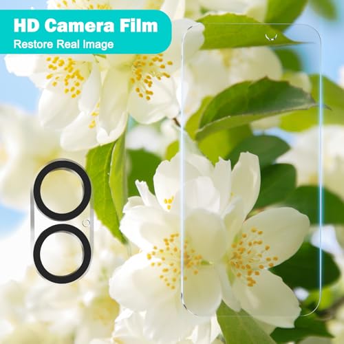PEHAEL for iPhone 16 Privacy Screen Protector+Camera Lens Protector