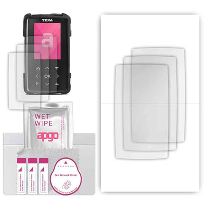 apgo 3x Hydrogel Ultra-Clear Screen Protector for Texa TPS2, Hydrogel Film, Flexible, Soft TPU with positioning layer easy installation