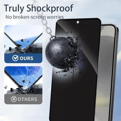 2 Pack for Samsung Galaxy S24 Privacy Screen Protector - color: [Privacy]-S24