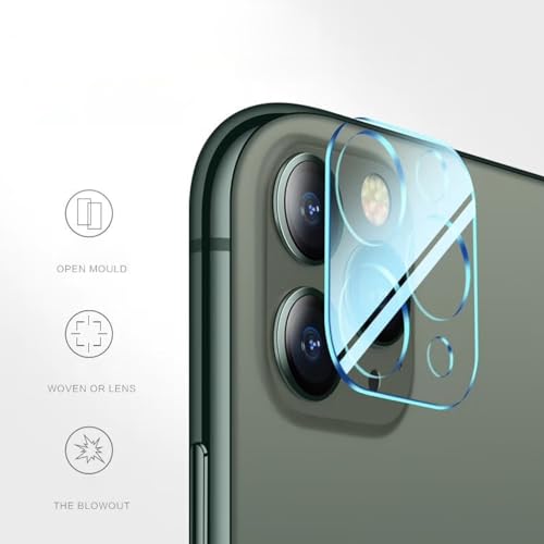 LOOKSEVEN 3 Hydrogel Films + 2 Tempered Glass Lens Protector For iPhone 12 - size: iPhone 12