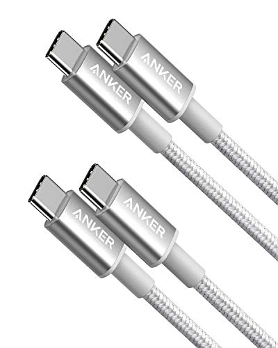 Anker USB C to USB C Cable, 60W Fast Charging Cable(2-Pack, 3.3 ft, Silver) - color: Silver, size: 3.3FT*2