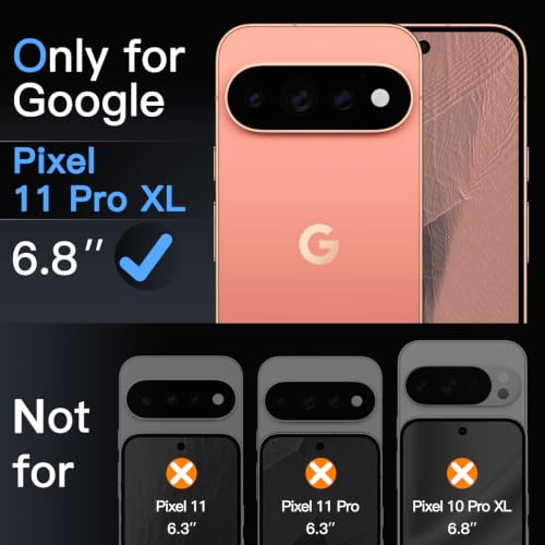 JETech Screen Protector with Lens Protector for Google Pixel 11 Pro XL - size: Pixel 11 Pro XL
