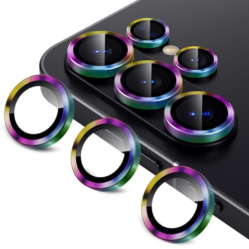 Korecase Camera Lens Protector for Samasung Galaxy S26 Ultra Individual Metal Frame Tempered Glass Case Friendly Anti-Scratch Drop Resistant Full Coverage Easy Use Long Stay Colorful - color: Colorful, size: Galaxy S26 Ultra - 6.9"