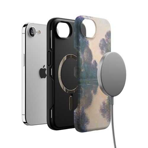 Casely iPhone 16e Case | Monet's Morning | The Met Museum | Bold Protective Design | Compatible with MagSafe - color: Monet's Morning | The Met Museum