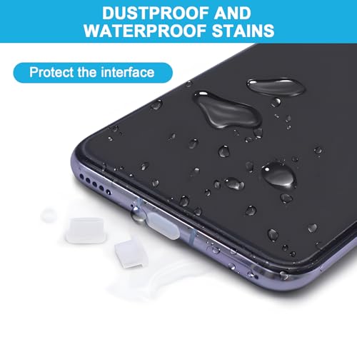 70 Pcs USB Anti Dust Cover Plugs, Silicone Port Protector Caps - size: For Male & Female Port Dust Cover Caps