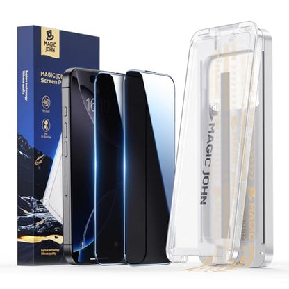 MAGIC JOHN 3rd Gen Upgraded for iPhone 16ProMax Privacy Screen Protector - size: iPhone 16 Pro Max-6.9''
