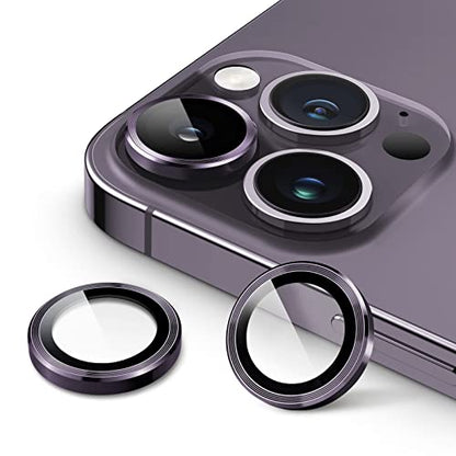 JETech Camera Lens Protector for iPhone 14 Pro/14 Pro Max, Deep Purple - color: Deep Purple