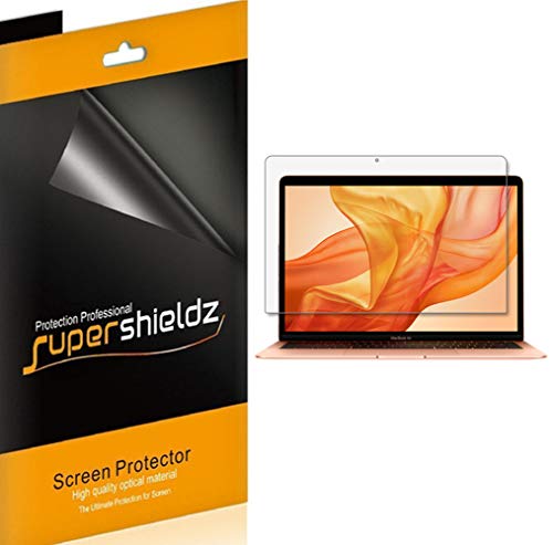 Supershieldz (3 Pack) Designed for Apple MacBook Air 13 inch (2018-2021 / M1) A1932 A2179 A2337 Touch ID Screen Protector, Anti Glare and Anti Fingerprint (Matte) Shield