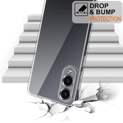 TENOC Phone Case for Samsung Galaxy S25 Edge, Clear Case Anti-Yellowing Protective Bumper Hard Back Cover - color: Clear Anti-Yellowing, size: S25 Edge