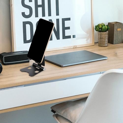 Happyyami Portable Phone Holder Foldable Aluminum Alloy Stand for Tablet