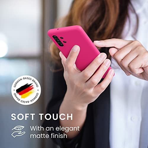 kwmobile Case Compatible with Samsung Galaxy A13 4G Case - Soft Slim Protective TPU Silicone Cover - Neon Pink - color: neon pink, size: Galaxy A13 4G