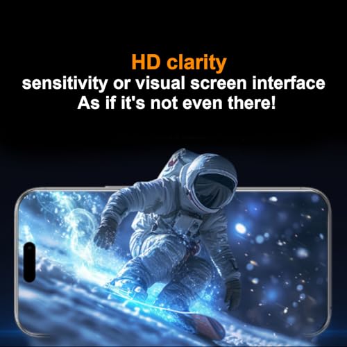 OneFish Screen Protector Glass for iPhone 17e/16e/13/13PRO/14 | 9H Glass Scratch Resistant, HD Clarity Tempered Film with Installation Frame, Easy Installation, 2 Pack - size: iPhone 17e / 16e / 13 / 13PRO / 14