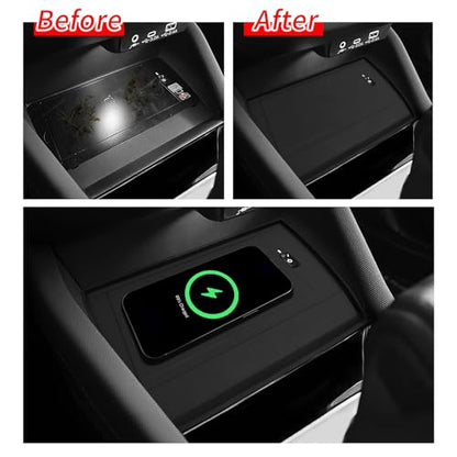 SMABEE Center Console Protective Mat for Subaru Forester 2025 - size: Wireless Charging Protective Mat