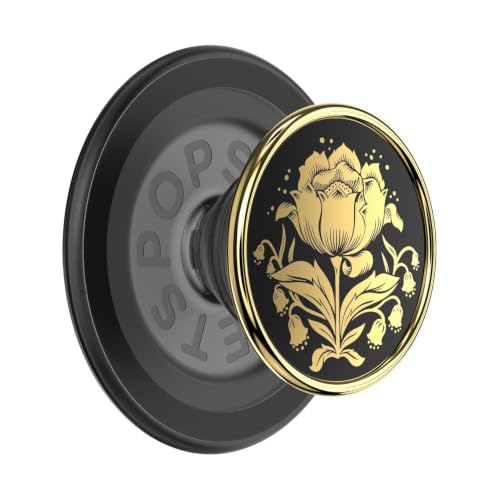 PopSockets Phone Grip for MagSafe, Magnetic Holder- Rose Noir - color: Rose Noir, style: MagSafe