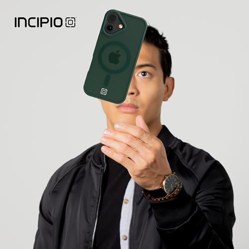 Incipio - Fog iPhone 17, Magsafe Compatible Phone Case, 10ft Drop Tested, Ultra Durable & Shock Absorbing, Scratch Resistant & Slim Profile (Green) - color: Green, size: iPhone 17