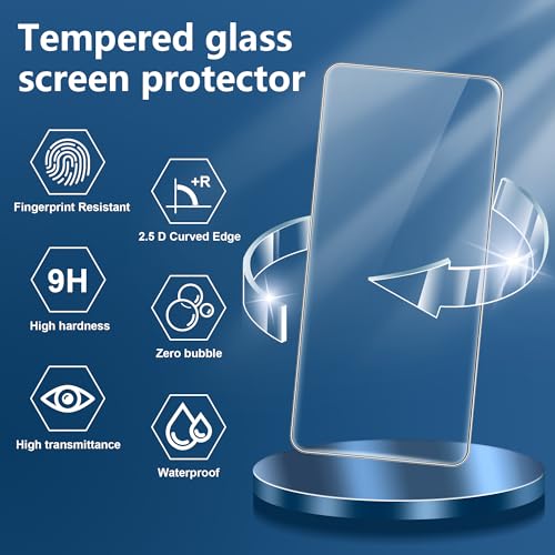for Nothing Phone (4a) Screen Protector with Camera Lens Protector,9H Hardness Anti-Scratch Tempered Glass Flim, Case Friendly, Anti-Fingerprint,Anti-Scratch (2+2 PACK) - color: Nothing Phone (4a)