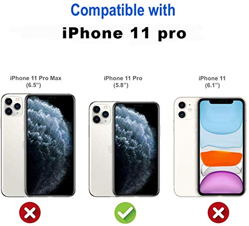 for iPhone 11 Pro Crossbody Case Clear Wearable Adjustable Shoulder Neck Lanyard Strap Cover Women Girls Soft Slim Protective Hanging Phone Mobile Case for iPhone 11 Pro - Beige - size: for iPhone 11 Pro