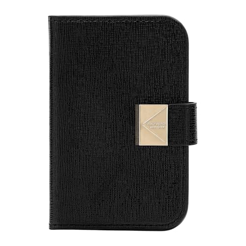 kate spade new york Deco Magnetic Card Holder/Wallet - Black | Stylish Phone Wallet - Compatible w/MagSafe Phones & Cases -Detachable MagSafe Wallet for iPhone 17 Pro Max/16/15/14/Pixel 10 - color: Deco - Black