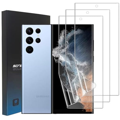 3 Pack Soft TPU Screen Protector for Samsung Galaxy S22 Ultra 5G 6.8 inch - size: Samsung Galaxy S22 Ultra