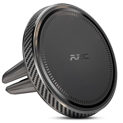 A2C Slim Magnetic Phone Holder for Car, Rental Car Essentials for Travel - style: Black
