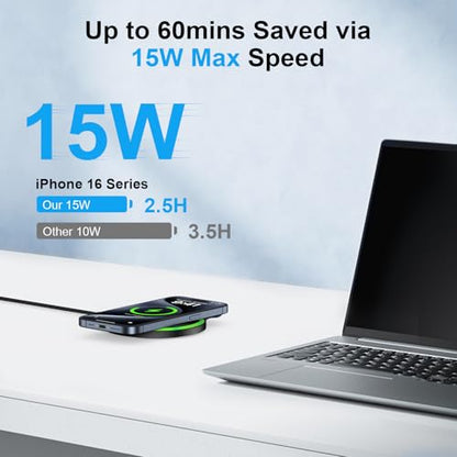 Wireless Charger Samsung Fast Charging Pad for Samsung Galaxy S26 S25 Ultra