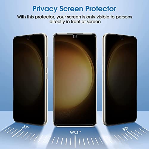 OnePlus 13R Privacy Screen Protector, Case Friendly, Support Fingerprint Unlock, Full Adhesive Hydrogel Film [2 Pack], Anti-Spy Flexible Privacy TPU Film for OnePlus 13R 5G