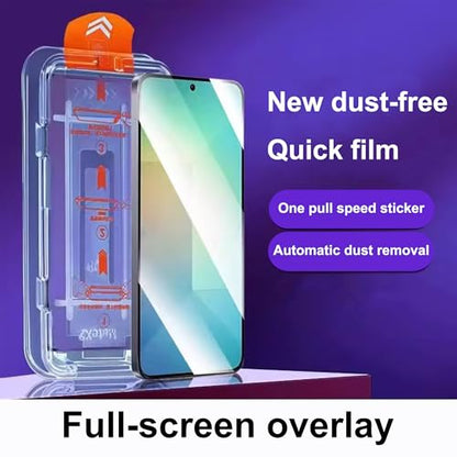 for Nothing Phone 4a/4a Pro Screen Protector with De-Bubble Card, 9H Hardness Military-Grade Shatterproof Protection Tempered Glass flim, Case Friendly, Anti-Scratch (2 PACK) - color: Nothing Phone 4a Pro