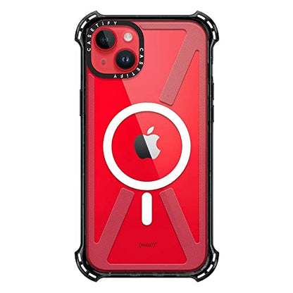CASETiFY for iPhone 14 Plus Case - Bounce Compatible with MagSafe | Shockproof | 21.3 ft. 6x Military Grade Drop Protection | Black - color: Clear Black, size: Iphone 14 Plus (6.7")