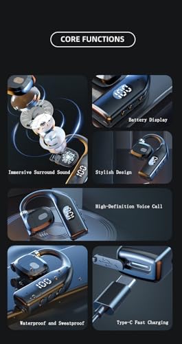 Open Ear Bluetooth Headset