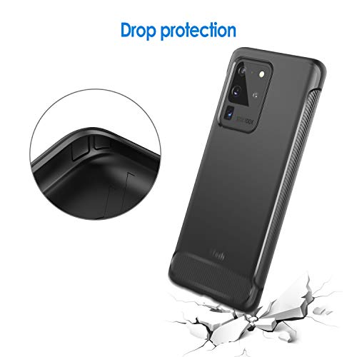 JETech Slim Case for Samsung Galaxy S20 Ultra, Black