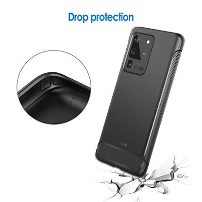 JETech Slim Case for Samsung Galaxy S20 Ultra, Black
