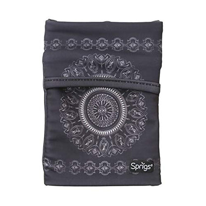 Sprigs Wrist Wallet Running Wristband Pocket for Keys Cards Cash ID Phone - color: Batik Slate