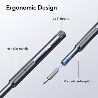 JOREST 50‑in‑1 S2 Steel Precision Screwdriver Set with Security Torx - size: 50 in 1