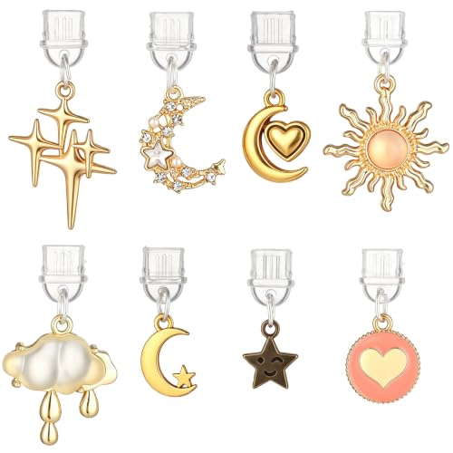 Ptwola 8Pcs Dust Plug Charms Type C Anti-Dust Cover Charging Ports Plug - style: Style 2