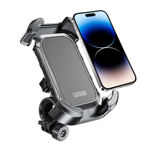 Universal Bike Cell Phone Holder, 360 Rotation Silicone Holders for iPhone丨Samsung丨Huawei, Compatible with 4.7-6.8 Inches Phones, Easy Installation