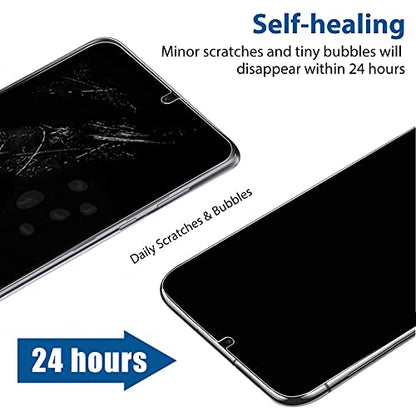 [2 Pack Compatible with Samsung Galaxy S20 Ultra 5G 6.9-inch Privacy Screen Protector, Anti-Spy Flexible TPU Film, Support Fingerprint Unlock, Easy Installation, Full Coverage, Bubble Free