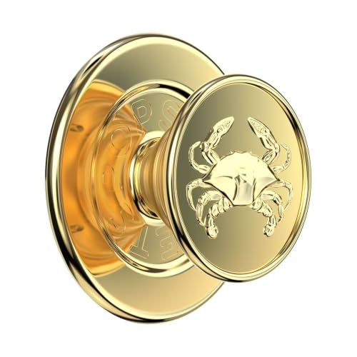 PopSockets Phone Grip for MagSafe, Magnetic Holder- Enamel Dungeness - color: Enamel Dungeness, style: MagSafe