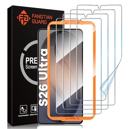 FANGTIAN 4-Pack for Samsung Galaxy S26 Ultra Screen Protector Film [6.9"] - size: S26 Ultra-6.9 Inch