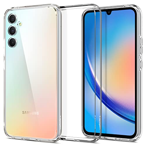 Spigen for Galaxy A34 5G Case, Ultra Hybrid [Anti-Yellowing] [Military-Grade Protection] - Crystal Clear - color: Crystal Clear, size: Galaxy A34 5G
