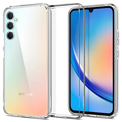 Spigen for Galaxy A34 5G Case, Ultra Hybrid [Anti-Yellowing] [Military-Grade Protection] - Crystal Clear - color: Crystal Clear, size: Galaxy A34 5G