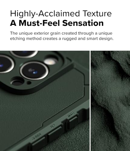 Ringke for iPhone 16 Pro Max Case [Rugged Gear Magnetic Dark Green] - color: Magnetic Dark Green, size: iPhone 16 Pro Max