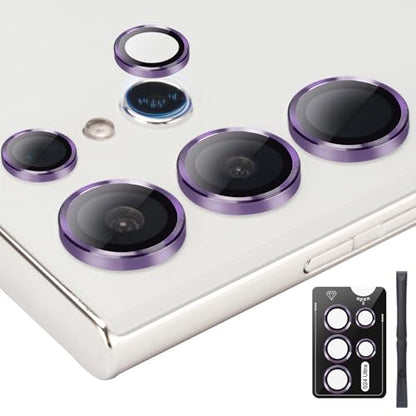 Camera Lens Protector for Samsung Galaxy S24 Ultra, Violet - color: Violet