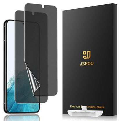 [2 Pack] for Samsung Galaxy S22 Matte Privacy TPU Screen Protector (Not Glass), Anti Glare, Fingerprint Sensor Compatible, Full Adhesive Flexible Film, Easy Installation - size: Galaxy S22