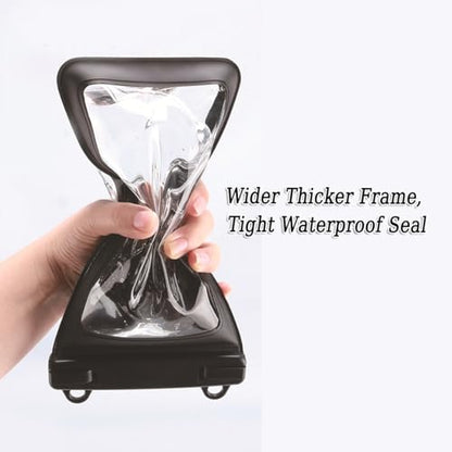 Waterproof Phone Pouch, IPX8 Waterproof Phone Case for iPhone 17/16/15/14 Pro Max, Cell Phone Dry Bag for Beach & Cruise Essentials, Touch Screen, Lanyard Included, (Fits Up to 7.5”)-Red - color: Red
