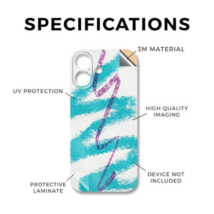 Glossy Glitter Phone Skin Compatible with Apple iPhone 17 - Paper Cup - Premium 3M Vinyl Protective Wrap Decal Cover - Easy to Apply | Crafted in The USA by MightySkins - color: Paper Cup, size: iPhone 17 (Full Wrap), style: Glossy Glitter Finish