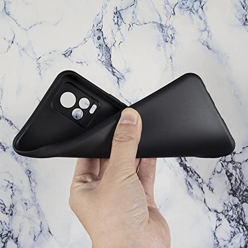 Protective Case for Vivo V20 V2025 - Black | 6.44" Slim Shockproof Bumper Back Cover Anti-Scratch Flexible TPU Shell, Grip-Friendly - color: Black