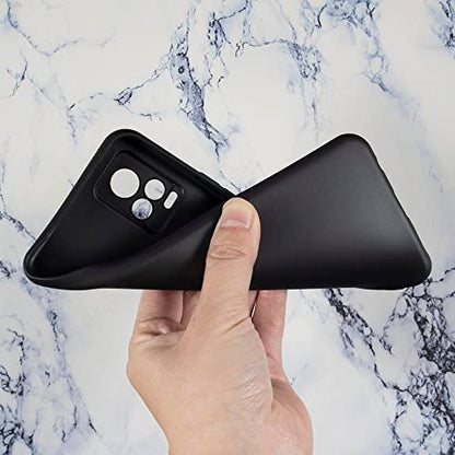 Protective Case for Vivo V20 V2025 - Black | 6.44" Slim Shockproof Bumper Back Cover Anti-Scratch Flexible TPU Shell, Grip-Friendly - color: Black