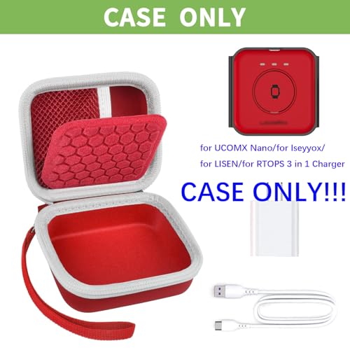 ALKOO Hard Case for UCOMX/Hicober 3-in-1 Charger, Box Only - color: Red