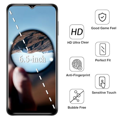 2 Pack Privacy Screen Protector for Samsung Galaxy A12/A13/A32/A03s - color: Black